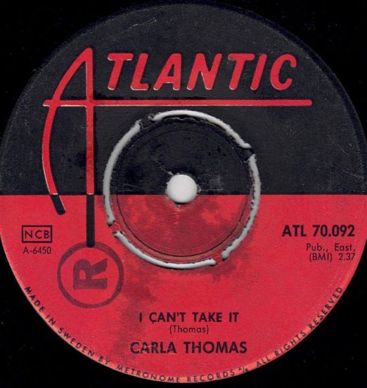 Carla Thomas ‎- I Can't Take It b/w I'll Bring It Home To You - Atlantic SWE 7"