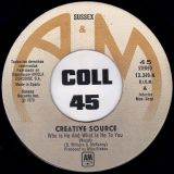 Creative Source – Who Is He And What Is He To You b/w Instrumental – A&M ESP 7″