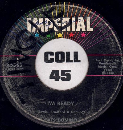 Fats Domino - I'm Ready b/w Margie - Imperial 7"