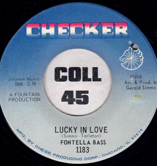 Fontella Bass - Lucky In Love b/w Sweet Lovin' Daddy - Checker 7"