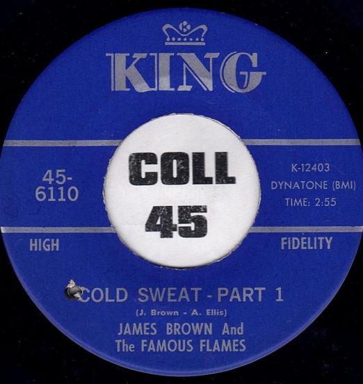 James Brown - Cold Sweat Part 1 b/w Part 2 - King 7"