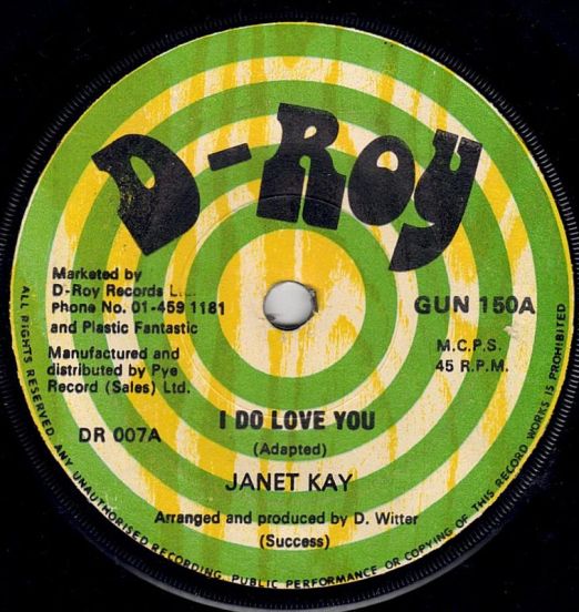Janet Kay - I Do Love You b/w Lovely Dub - D-Roy UK 7"