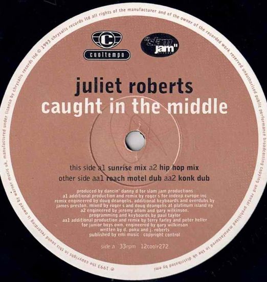 Juliet Roberts - Caught In The Middle - Cooltempo UK 12"