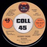 Kenny Doss – Sugar STEREO b/w MONO Version – Bearsville DJ 7″