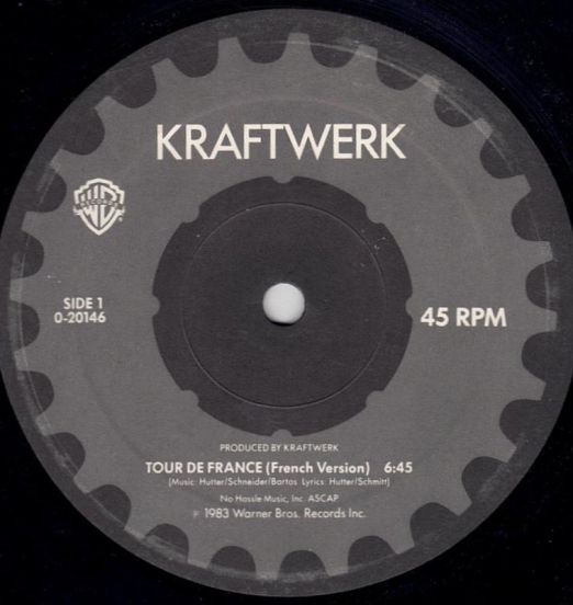 Kraftwerk - Tour De France (French Version) b/w Tour De France (Remix) - Warner Bros. 12"