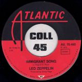 Led Zeppelin – Immigrant Song b/w Hey, Hey, What Can I Do – Atlantic GER 7″