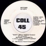 Michael Lovesmith – Baby I Will (Edited Version) b/w Long Version- Motown DJ 7″