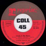Sammy Davis Jr. – Lonely Is The Name b/w Flash, Bang, Wallop! – Reprise GER 7″
