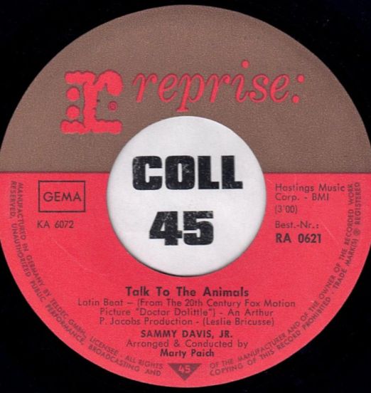 SammyDavisJr-TalkToTheAnimalsLABEL