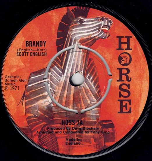 Scott English - Brandy b/w Lead Me Back - Horse UK 7"