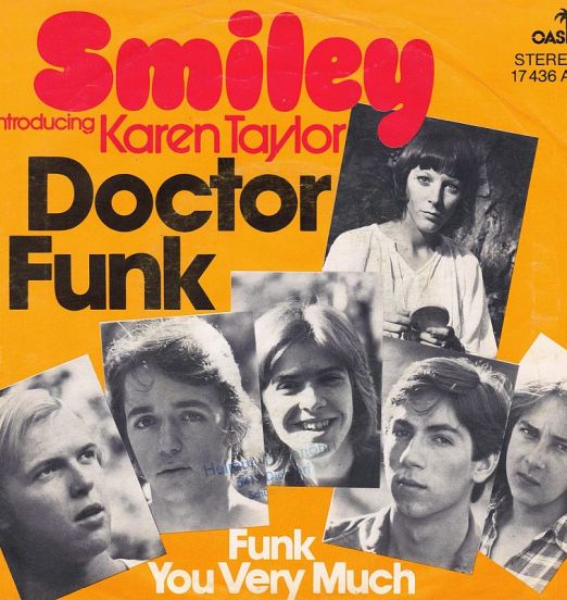 Smiley Introducing Karen Taylor - Doctor Funk b/w Funk You Very Much - Oasis AT 7"