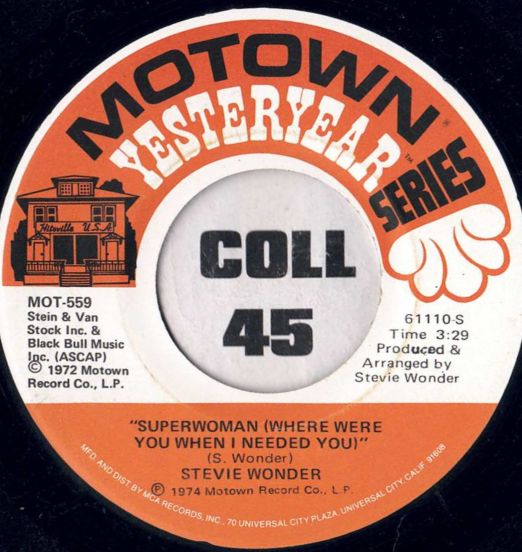StevieWonder-Superwoman(WhereWereYouWhenINeededYou-MOTOWN45LABELB