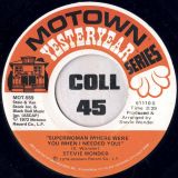Stevie Wonder – Superstition b/w Superwoman (Where Were You When I Needed You) – Motown Yesteryear 7″