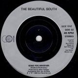 The Beautiful South ‎- Song For Whoever b/w Straight In At 37 – Go! Disc UK 7″
