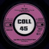 The Jam – Just Who Is The 5 O’Clock Hero b/w The Great Depression – Metronome GER 7″