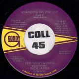 The Temptations Featuring Rick James – Standing On The Top b/w Part 2 – Gordy 7″