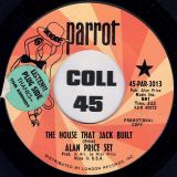 Alan Price Set – The House That Jack Built b/w Who Cares – Parrot DJ 7″