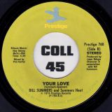 Bill Summers And Summers Heat – Straight To The Bank b/w Your Love – Prestige 7″