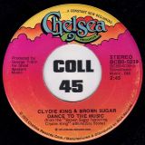 Clydie King & Brown Sugar – Dance To The Music b/w Love Can Bring You Down – Chelsea 7″
