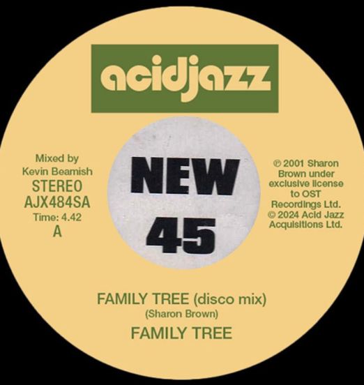 Family Tree - Family Tree (Disco Mix) b/w Original Mix) - Acid Jazz UK 7"
