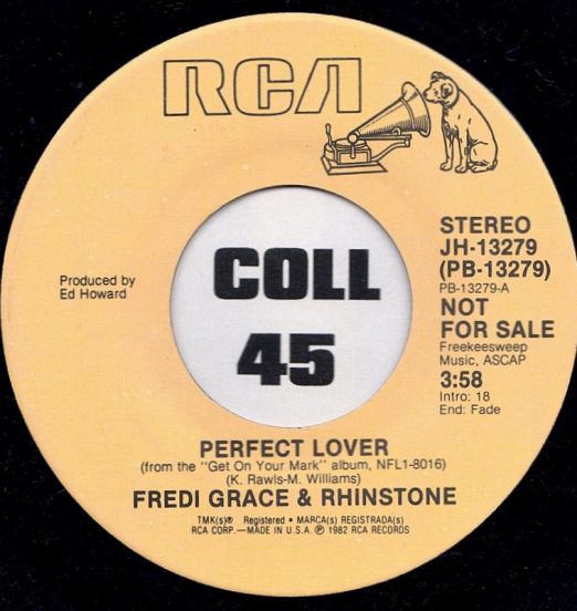 Fredi Grace & Rhinstone - Perfect Lover RCA DJ 7"