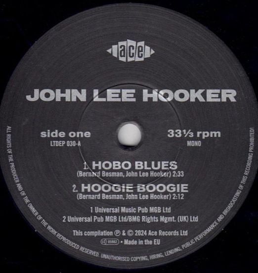 JohnLeeHooker-HoboBluesAndHoogieBoogieEPA