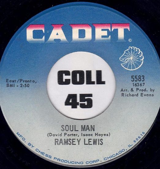 Ramsey Lewis - Soul Man b/w Struttin' Lightly - Cadet 7"