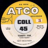 The Coasters – Zing! Went The Strings Of My Heart b/w Yakety Yak – ATCO 7″