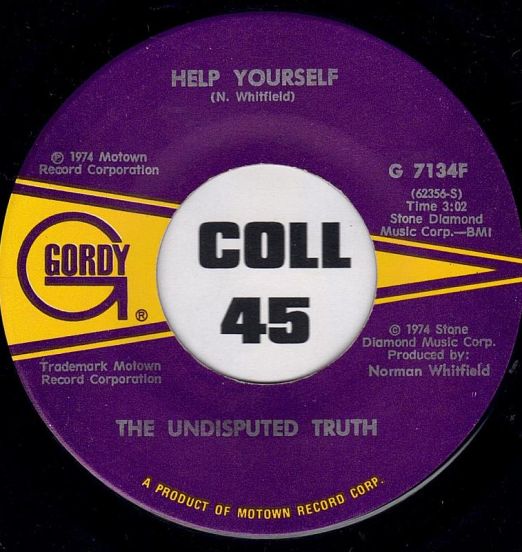 The Undisputed Truth - What's Going On b/w Help Yourself - Gordy 7"
