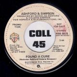 Ashford & Simpson – Found A Cure STEREO b/w MONO version – WB DJ 7″