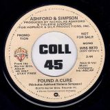 Ashford & Simpson – Found A Cure STEREO b/w MONO version – WB DJ 7″