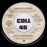 Ashford & Simpson – Happy Endings (Edit) – WB DJ 7″