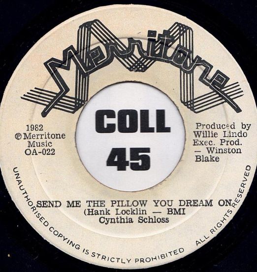 Cynthia Schloss - Send Me The Pillow You Dream On / Surround Me With Love - Memories 7"