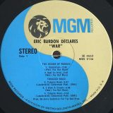 Eric Burdon & War – Eric Burdon Declares “War” – MGM LP