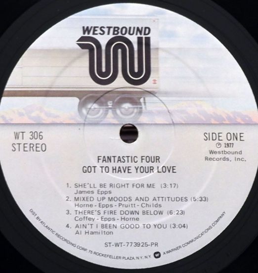 FantasticFour-GotToHaveYourLove-Westbound-LABELA