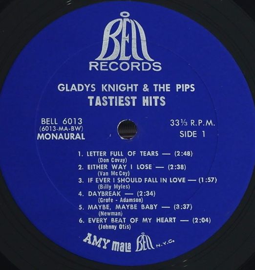 GladyKnightAndTheTips-TastiestHits-Bell-LABELA