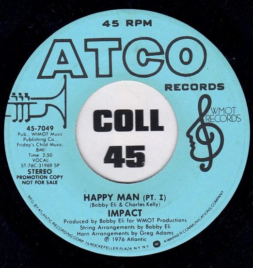 Impact - Happy Man b/w Long Version - ATCO DJ 7"