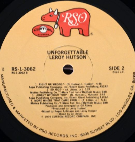 LeroyHutson-Unforgettable-Rso-LABELA
