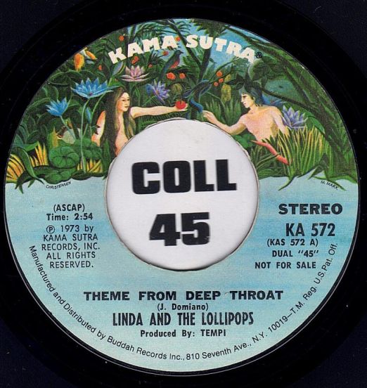 Linda And The Lollipops - Theme From Deep Throat - Kama Sutra DJ 7"