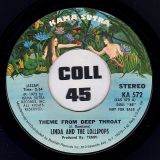Linda And The Lollipops – Theme From Deep Throat – Kama Sutra DJ 7″