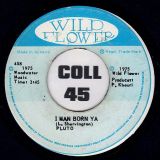 Pluto – I Man Born Ya b/w Born Version – Wildflower JA 7″