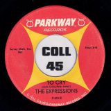 The Expressions – On The Corner b/w To Cry – Parkway 7″