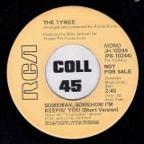 The Tymes – Someway, Somehow I’m Keepin’ You b/w Short Version – RCA DJ 7″