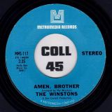 The Winstons – Amen, Brother b/w Color Him Father – Metromedia 7″