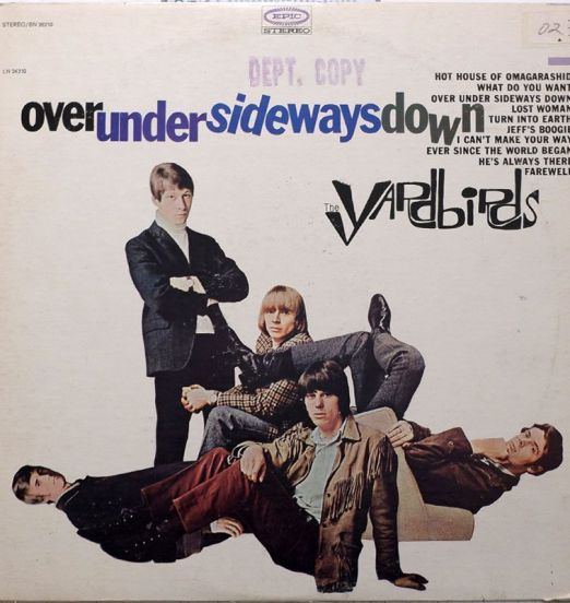 The Yardbirds - Over Under Sideways Down - Epic LP