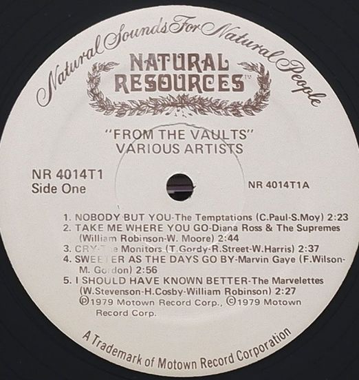VariousArtists-FromTheVaults-NaturalResources-LABELA