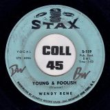 Wendy Rene – Bar-B-Q b/w Young & Foolish – Stax 7″