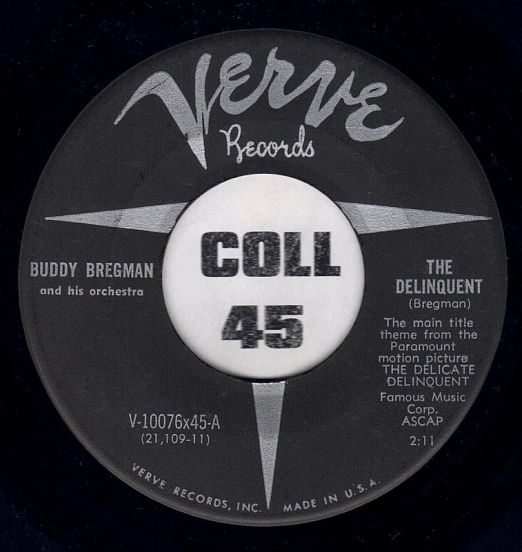 Buddy Bregman - The Delinquent b/w It Ain't Necessarily So - Verve 7"