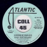 Buddy Miles Regiment – Sunshine Of Your Love MONO b/w STEREO Version – Atlantic DJ 7″
