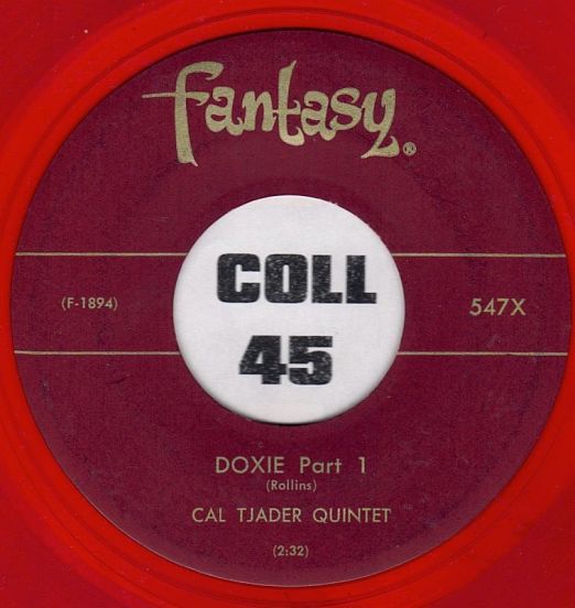Cal Tjader Quintet - Doxie Part 1 b/w Part 2 - Fantasy 7"